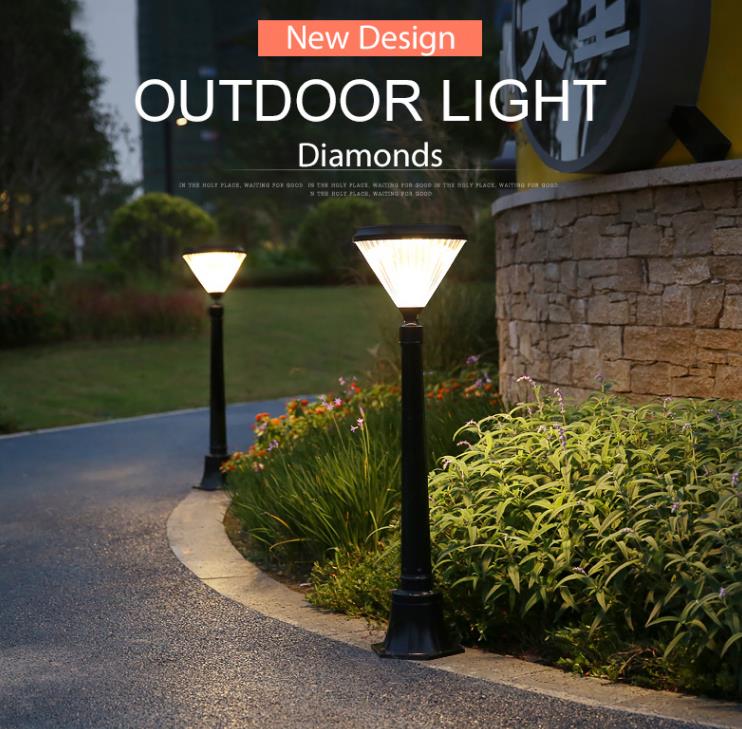 высокоэффективная энергосберегающая наружная пейзажная садовая лампа, водонепроницаемая IP65 LED солнечная лампа